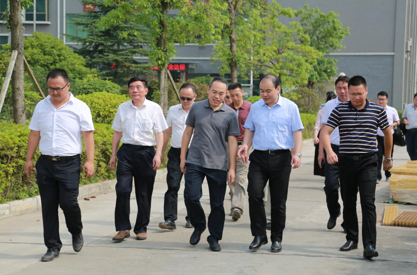 2018年7月，市委常委副市長(zhǎng)朱健一行蒞臨公司指導(dǎo).JPG